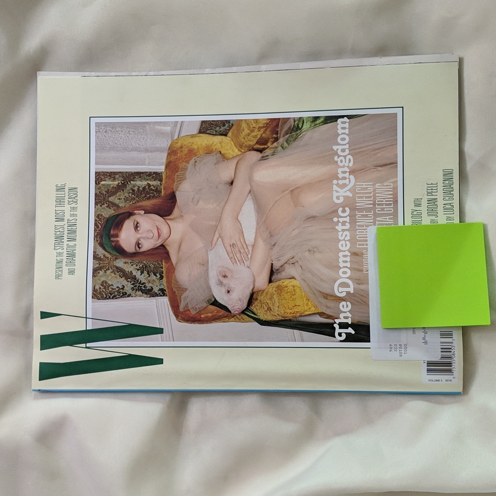 W Magazine Volume 2 2018 Fashion Trilogy Florence Welch